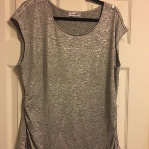 Silver Calvin Klein Top